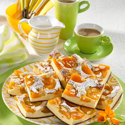 Käsekuchen mit Aprikosen Rezept Käsekuchen mit Aprikosen Rezept
