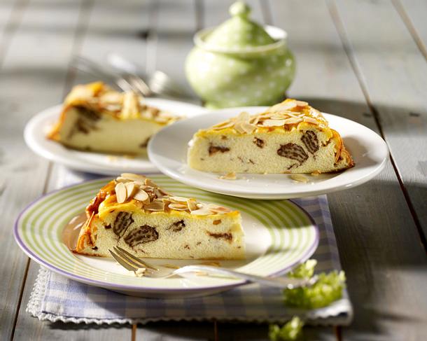 Käsekuchen mit Schoko-Waffel-Stückchen Rezept Käsekuchen mit Schoko-Waffel-Stückchen Rezept