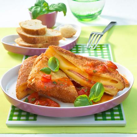 Käseschnitzel "Cordon bleu" Rezept Käseschnitzel "Cordon bleu" Rezept