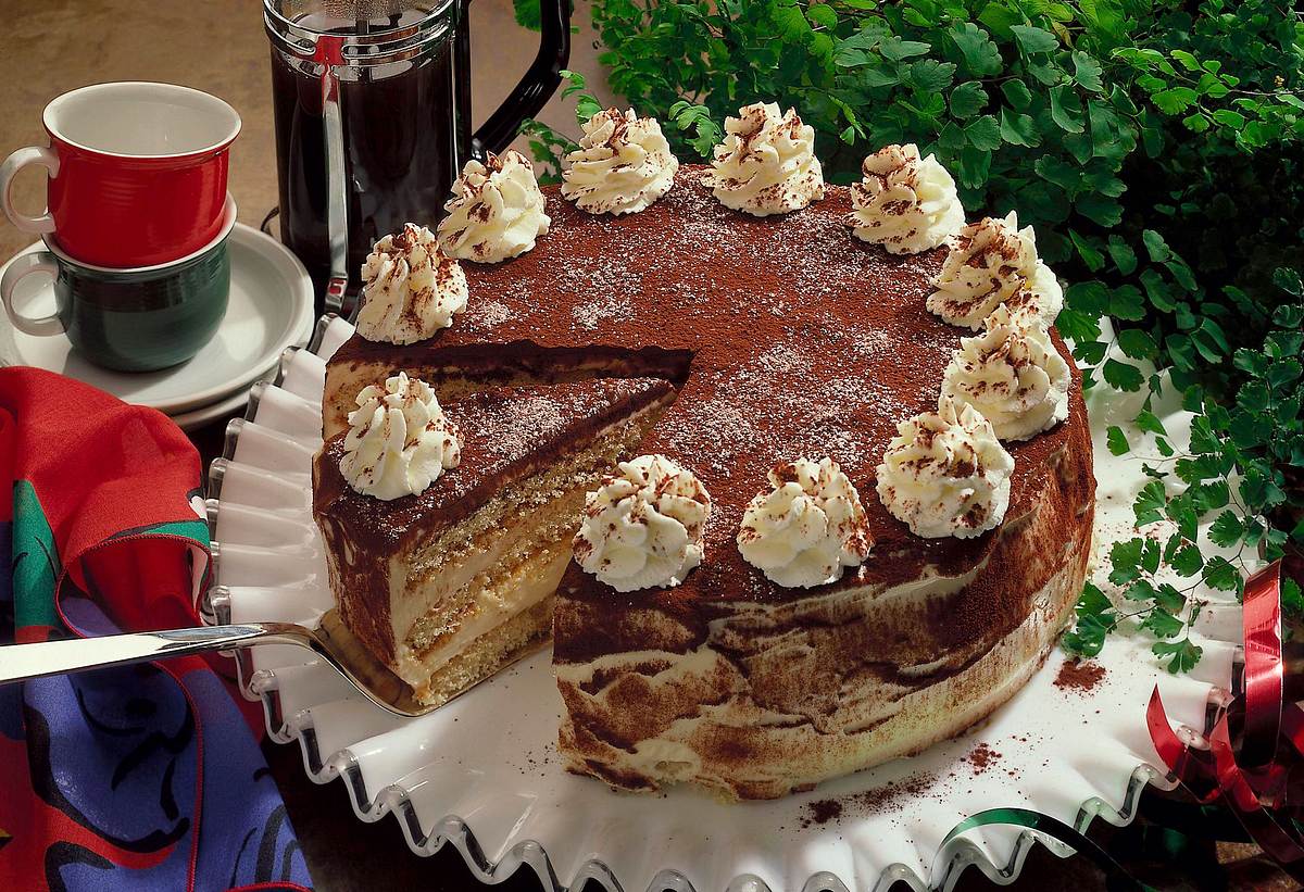 Kaffeecremetorte (Tiramisu) Rezept