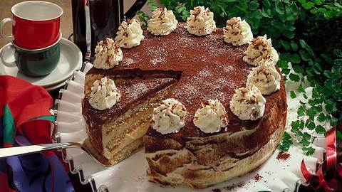 Kaffeecremetorte (Tiramisu) Rezept - Foto: Horn