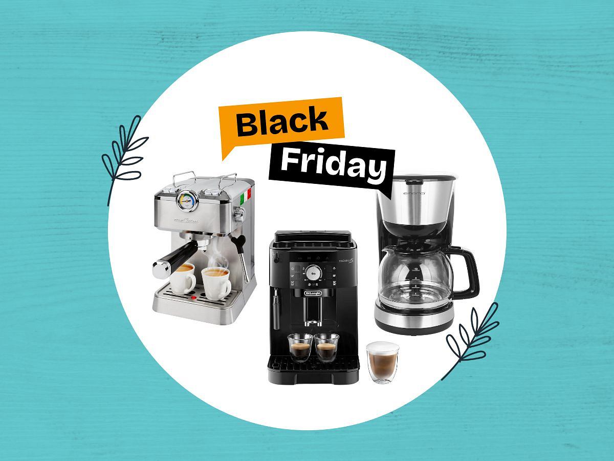 Von der Filterkaffeemaschine bis zur Siebträgermaschine: Rund um den Black Friday sind Kaffeemaschinen besonders günstig