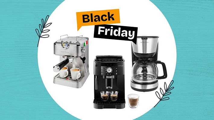 Von der Filterkaffeemaschine bis zur Siebträgermaschine: Rund um den Black Friday sind Kaffeemaschinen besonders günstig - Foto: Lecker/PR