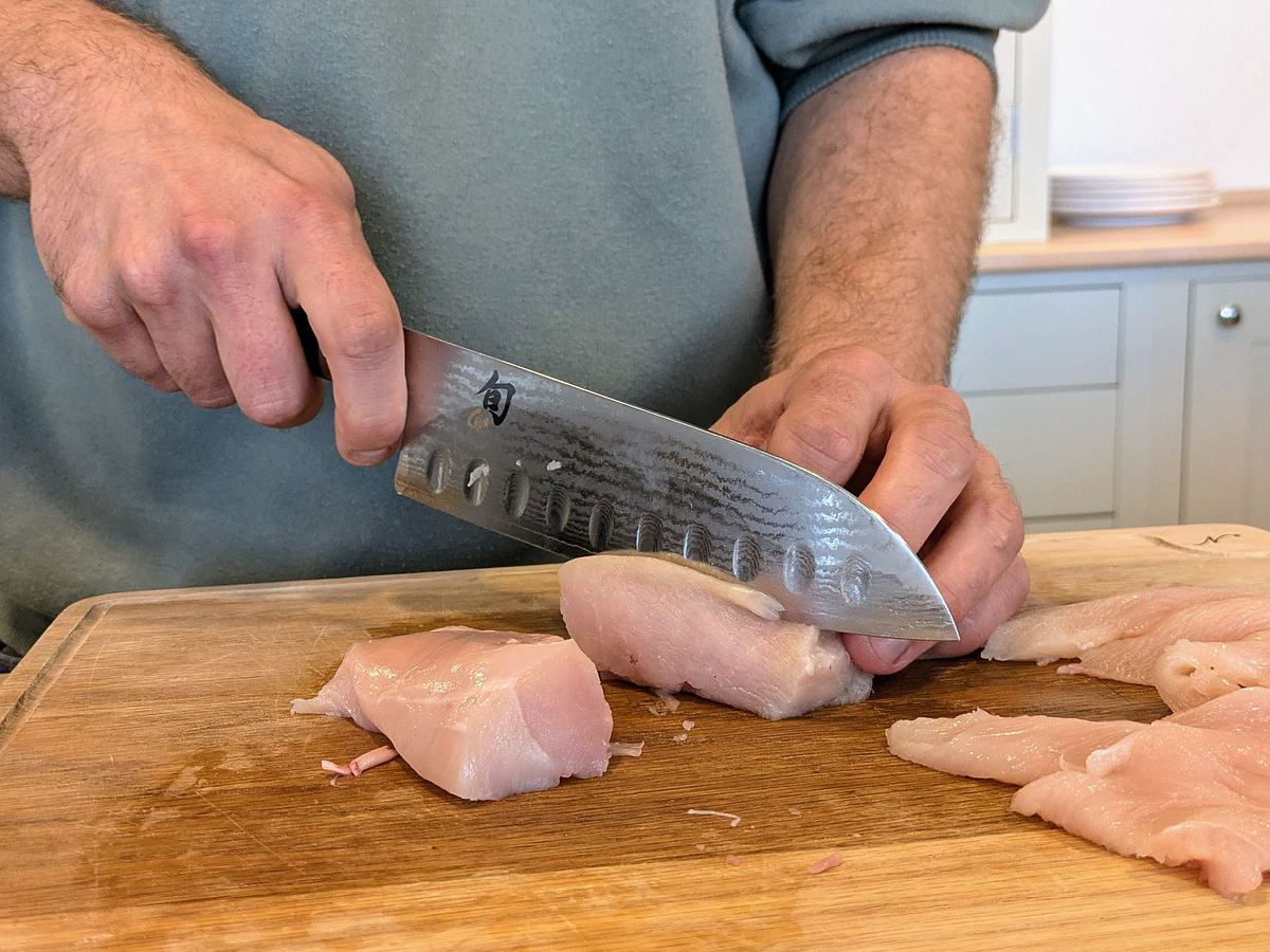 Kai Shun Santoku Damastklinge