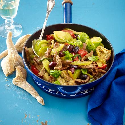 Kalbsgeschnetzeltes auf italienische Art Rezept