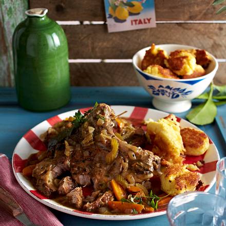 Kalbskoteletts alla Osso buco Rezept Kalbskoteletts alla Osso buco Rezept