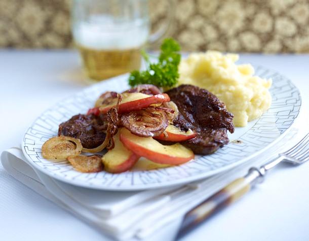 Kalbsleber Alt-Berlin mit Quetschkartoffeln Rezept