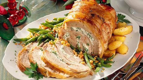 Kalbsrollbraten mit Käsefüllung Rezept - Foto: Först, Thomas