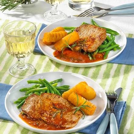 Kalbsschnitzel in Weißweinsoße Rezept
