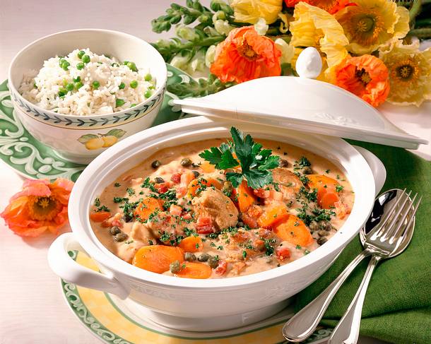Kalbsvögerl mit Kapernsoße Rezept Kalbsvögerl mit Kapernsoße Rezept