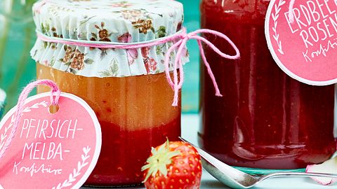 Kalt gerührte Pfirsich-Melba-Konfitüre Rezept - Foto: House of Food / Bauer Food Experts KG