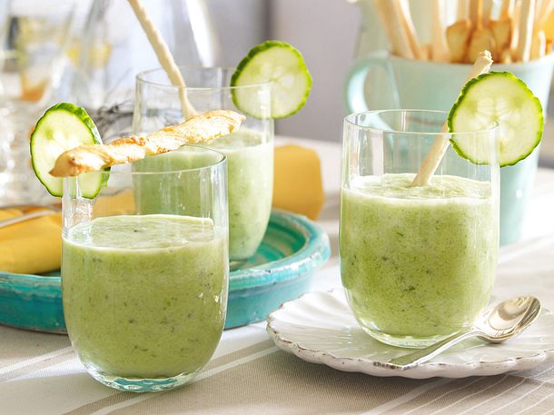 Kalte Express-Gurkensuppe Rezept