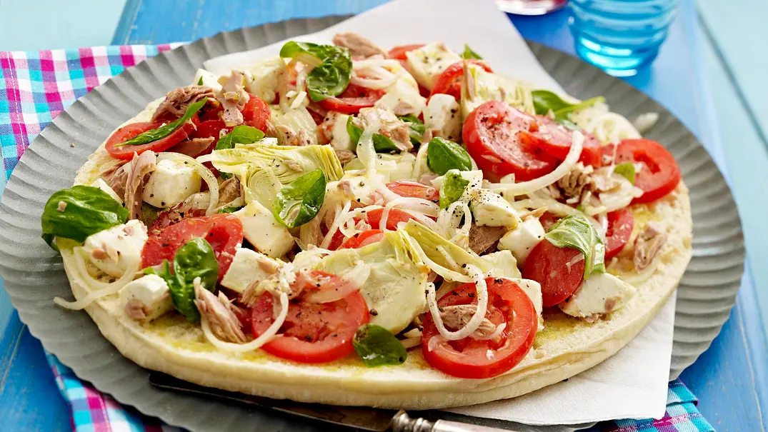 Kalte Fladenbrot-Pizzen Rezept - Foto: LECKER @ Bauer Media Group
