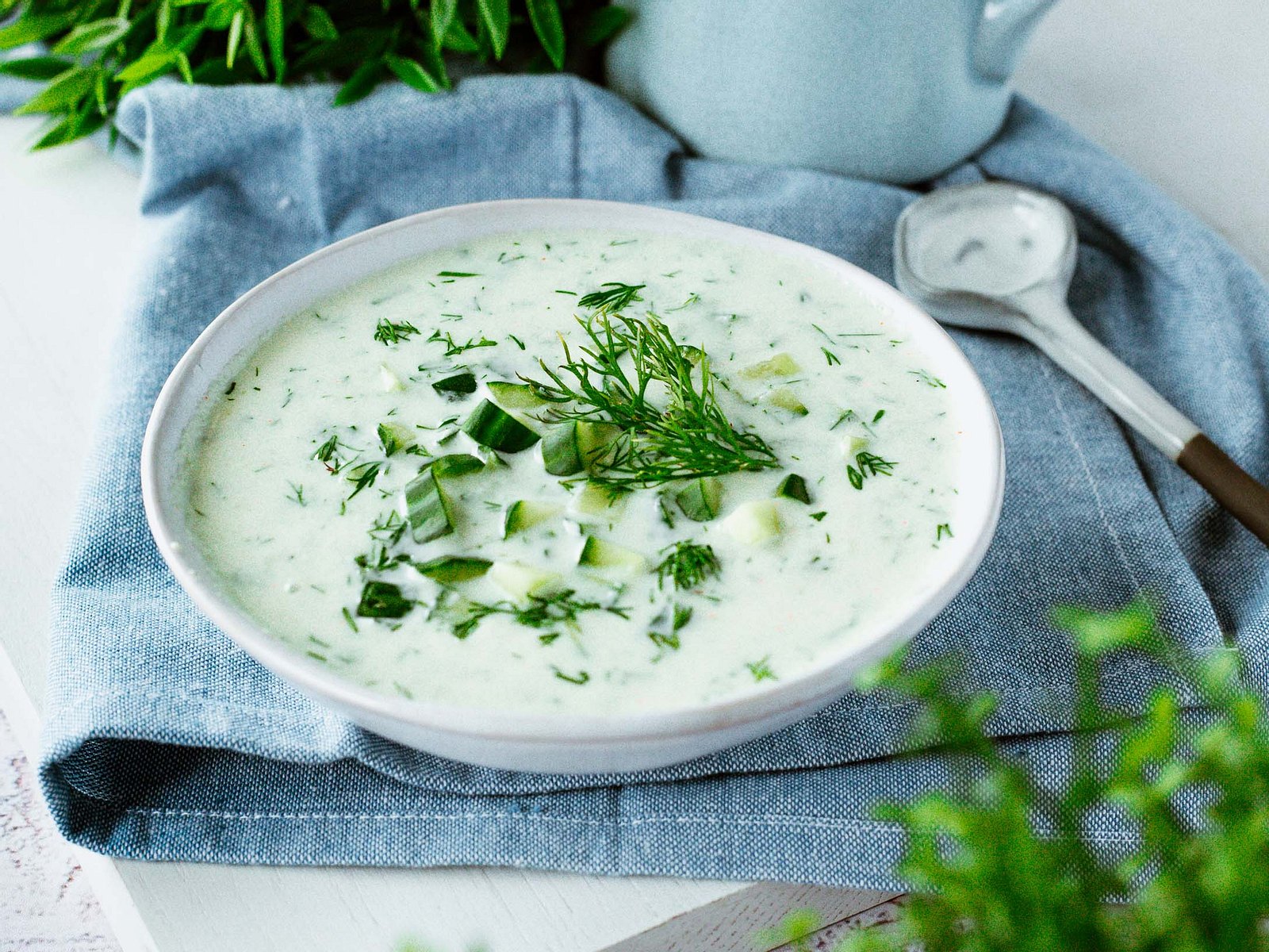 Kalte Gurkensuppe Rezept | LECKER