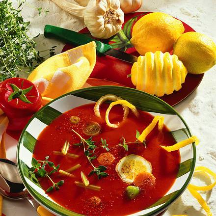 Kalte Tomatensuppe Rezept