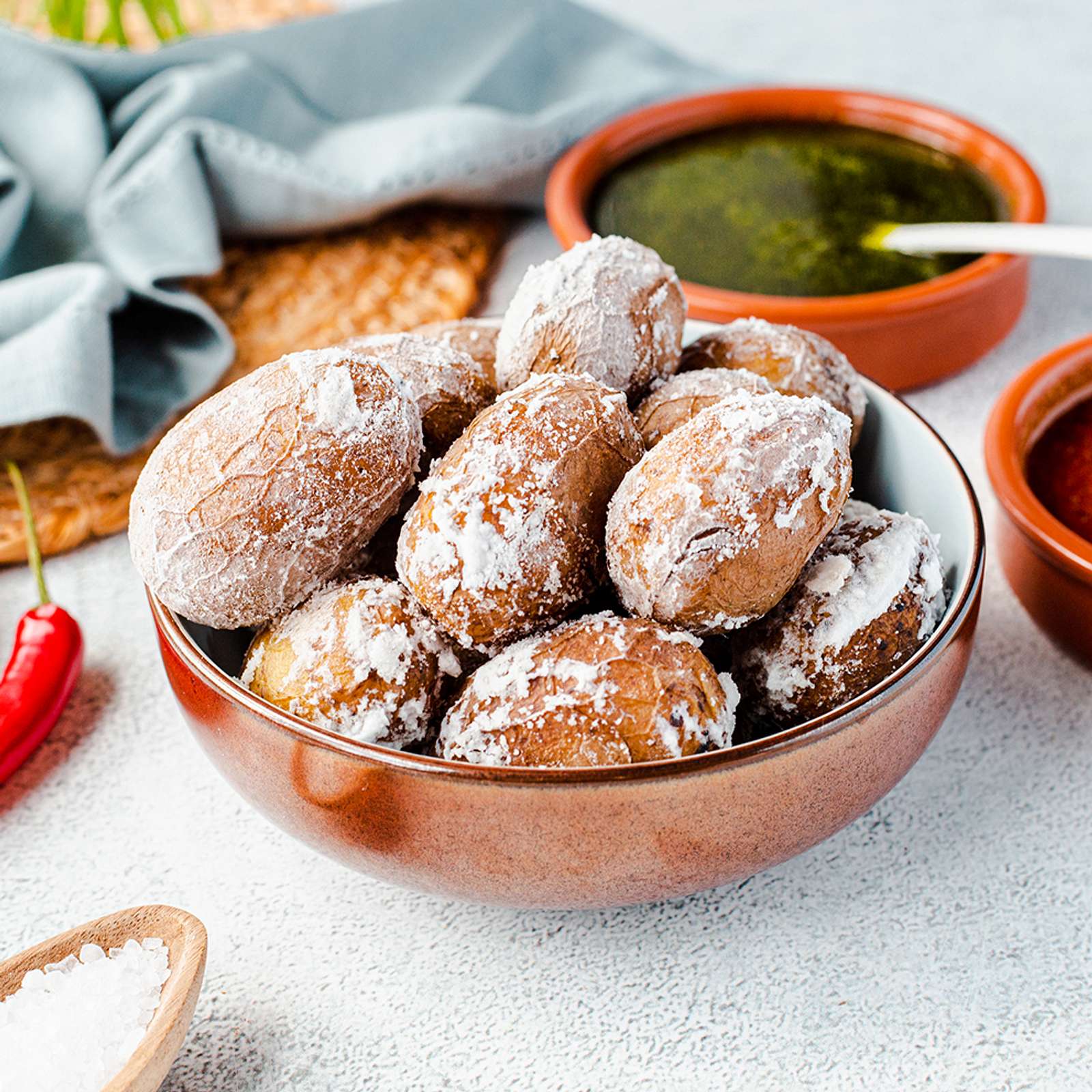 Kanarische Kartoffeln (Papas arrugadas)-image