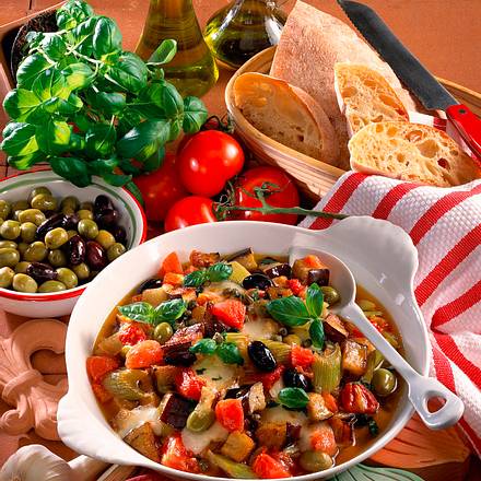 Kaponata Gemüsepfanne Rezept