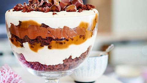 Karamell-Brownie-Pokal Rezept - Foto: House of Food / Bauer Food Experts KG