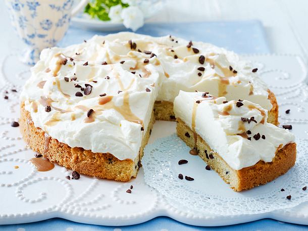 Karamell-Frischkäsetorte Rezept Karamell-Frischkäsetorte Rezept
