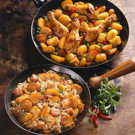 Karamell-Kartoffeln mit Mais Rezept Karamell-Kartoffeln mit Mais Rezept