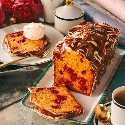 Karamell-Kirschkuchen Rezept Karamell-Kirschkuchen Rezept
