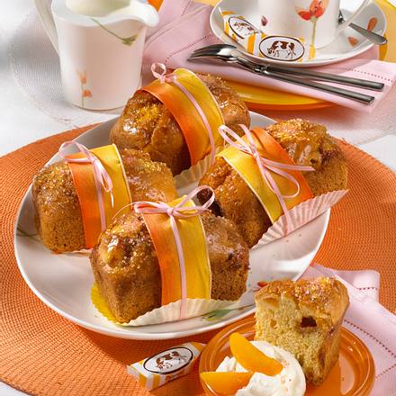 Karamell-Muffins mit Aprikosen Rezept Karamell-Muffins mit Aprikosen Rezept