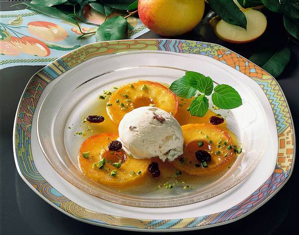 Karamellisierte Apfelringe Rezept Karamellisierte Apfelringe Rezept