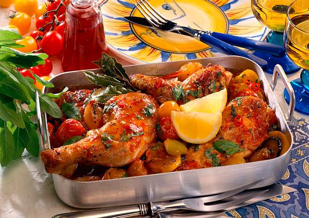 Karamellisierte Hähnchenteile Rezept Karamellisierte Hähnchenteile Rezept