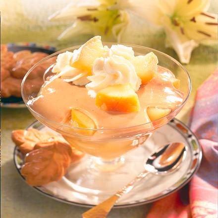 Karamellpudding mit Apfel Rezept