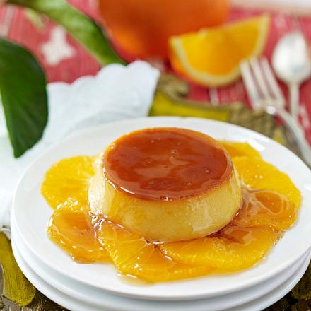 Karamellpudding mit Orangen (Flan con Naranja) Rezept Karamellpudding mit Orangen (Flan con Naranja) Rezept