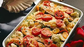 Karibischer Fischauflauf Rezept - Foto: LECKER @ Bauer Media Group Karibischer Fischauflauf Rezept - Foto: LECKER @ Bauer Media Group