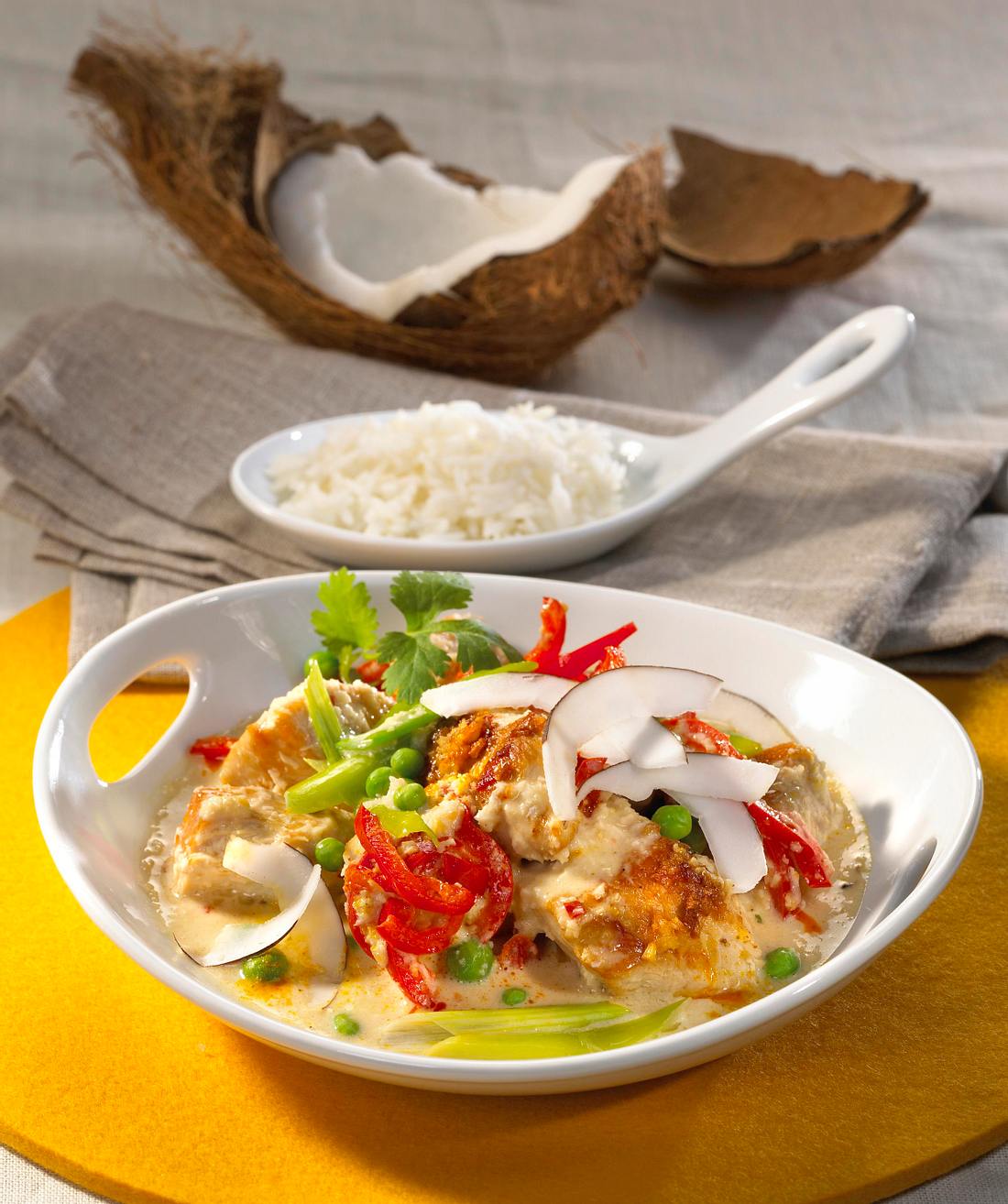 Karibisches-Kokos-Puten-Ragout Rezept | LECKER