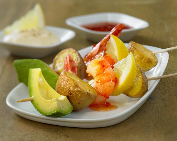 Kartoffel-Avocado-Spieße Rezept Kartoffel-Avocado-Spieße Rezept