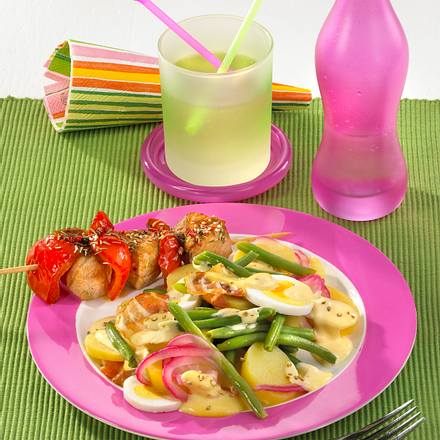 Kartoffel-Bohnen-Salat Rezept