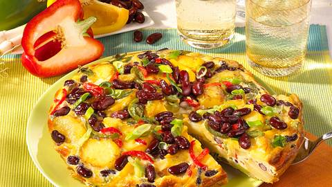 Kartoffel-Bohnen-Tortilla Rezept - Foto: House of Food / Bauer Food Experts KG