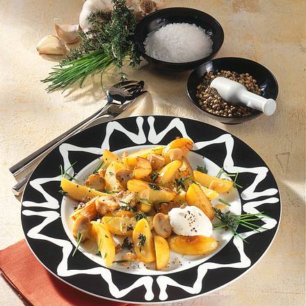 Kartoffel-Champignonpfanne Rezept Kartoffel-Champignonpfanne Rezept