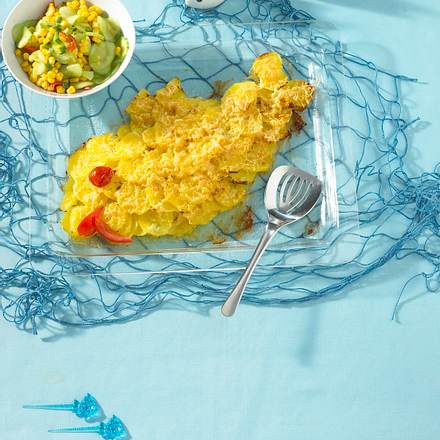 Kartoffel-Fisch vom Blech Rezept