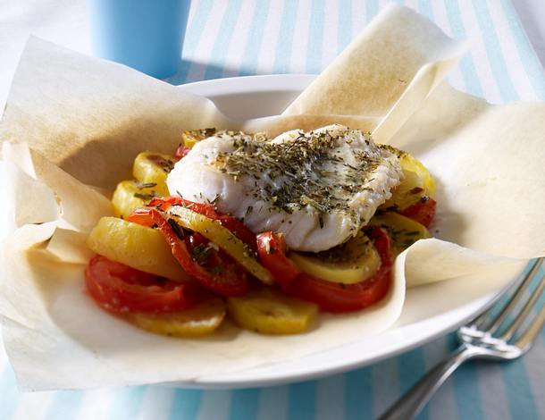Kartoffel-Fischpäckchen Rezept Kartoffel-Fischpäckchen Rezept