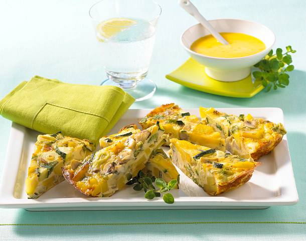 Kartoffel-Gemüse-Tortilla Rezept