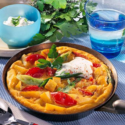 Kartoffel-Gemüse-Tortilla (Diabetiker) Rezept