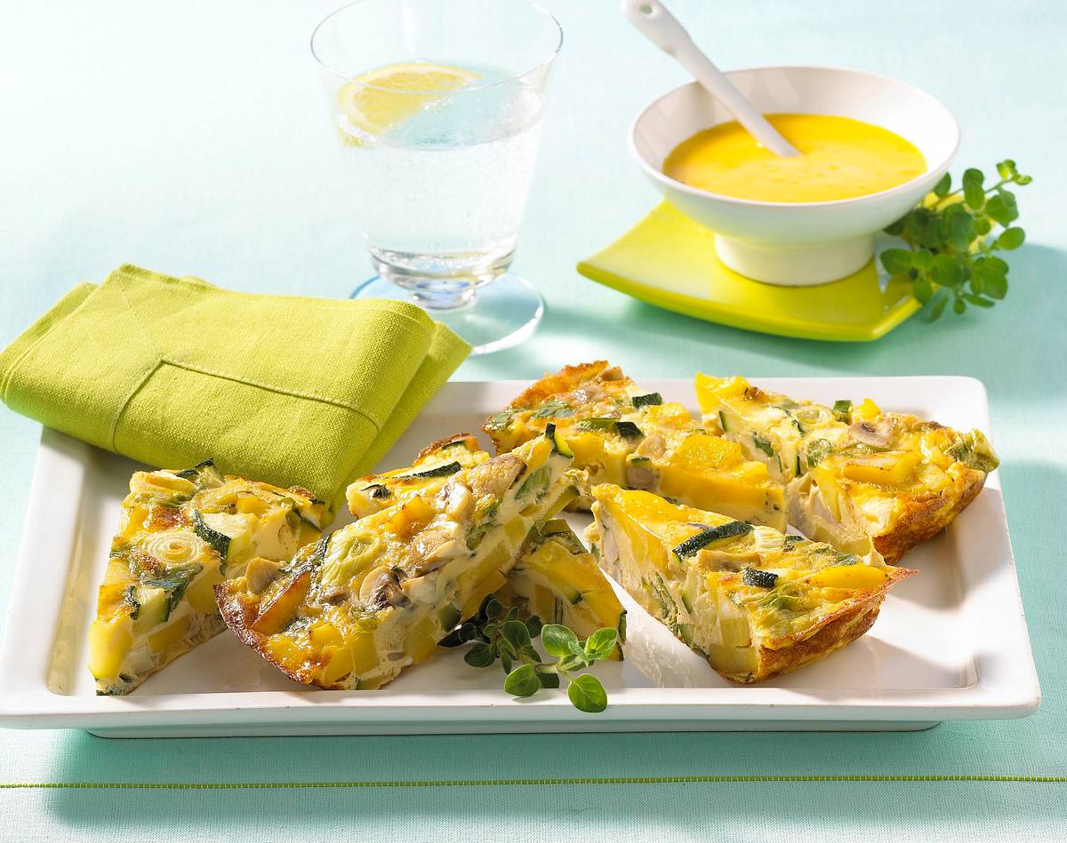 Kartoffel-Gemüse-Frittata mit Aioli Rezept