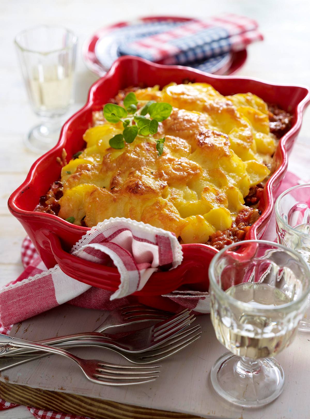 Kartoffel-Gratin a la Bolognese Rezept