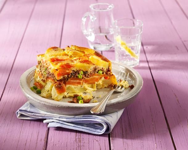 Kartoffel-Hack-Auflauf Rezept
