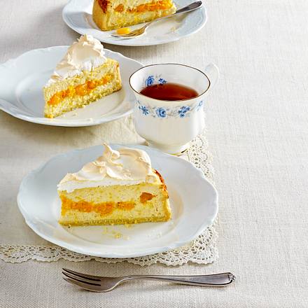 Kartoffel-Käsekuchen mit Mandarinenkompott Rezept