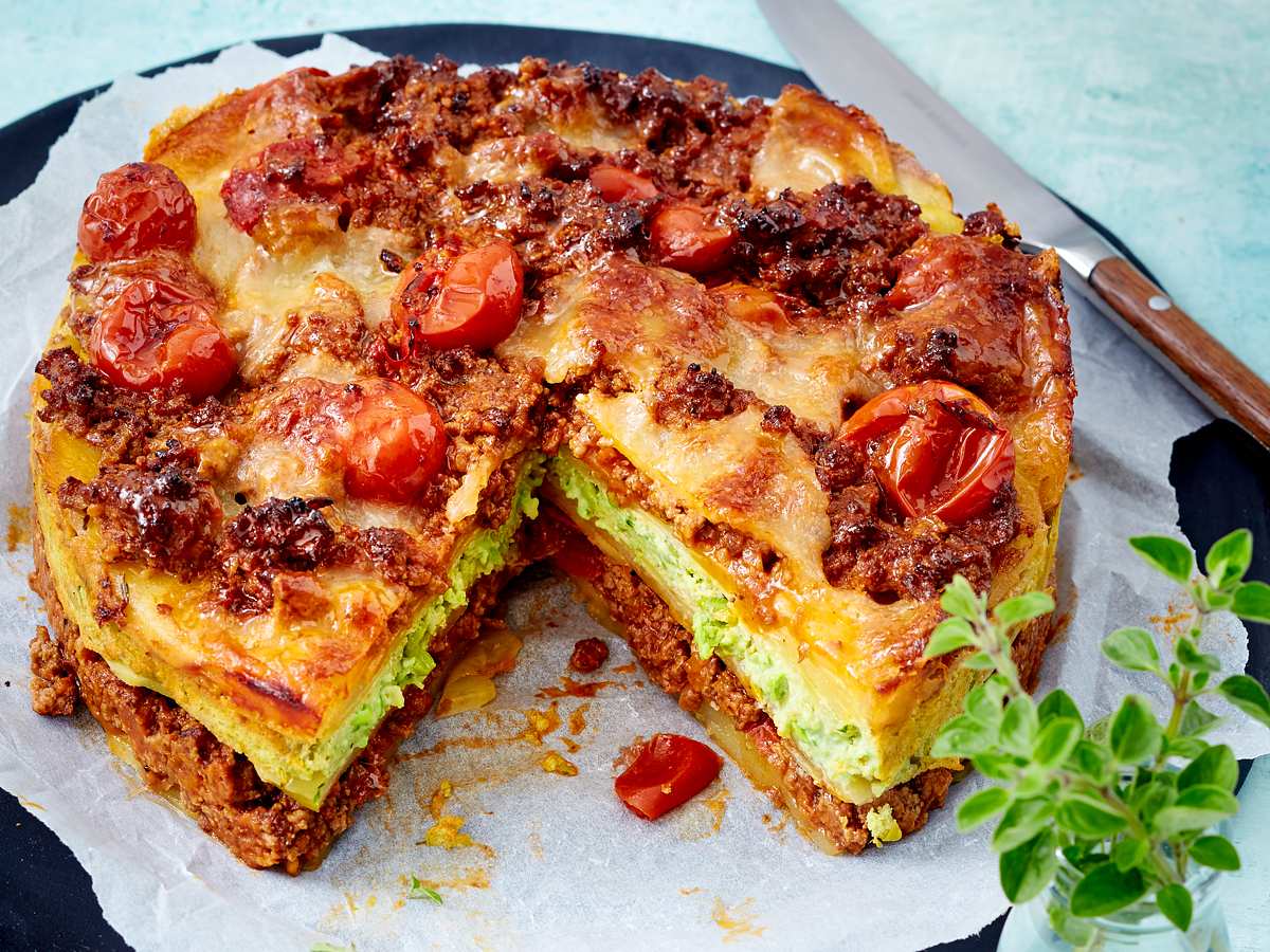 Kartoffel-Lasagne mit Ricotta und Bärlauch Rezept