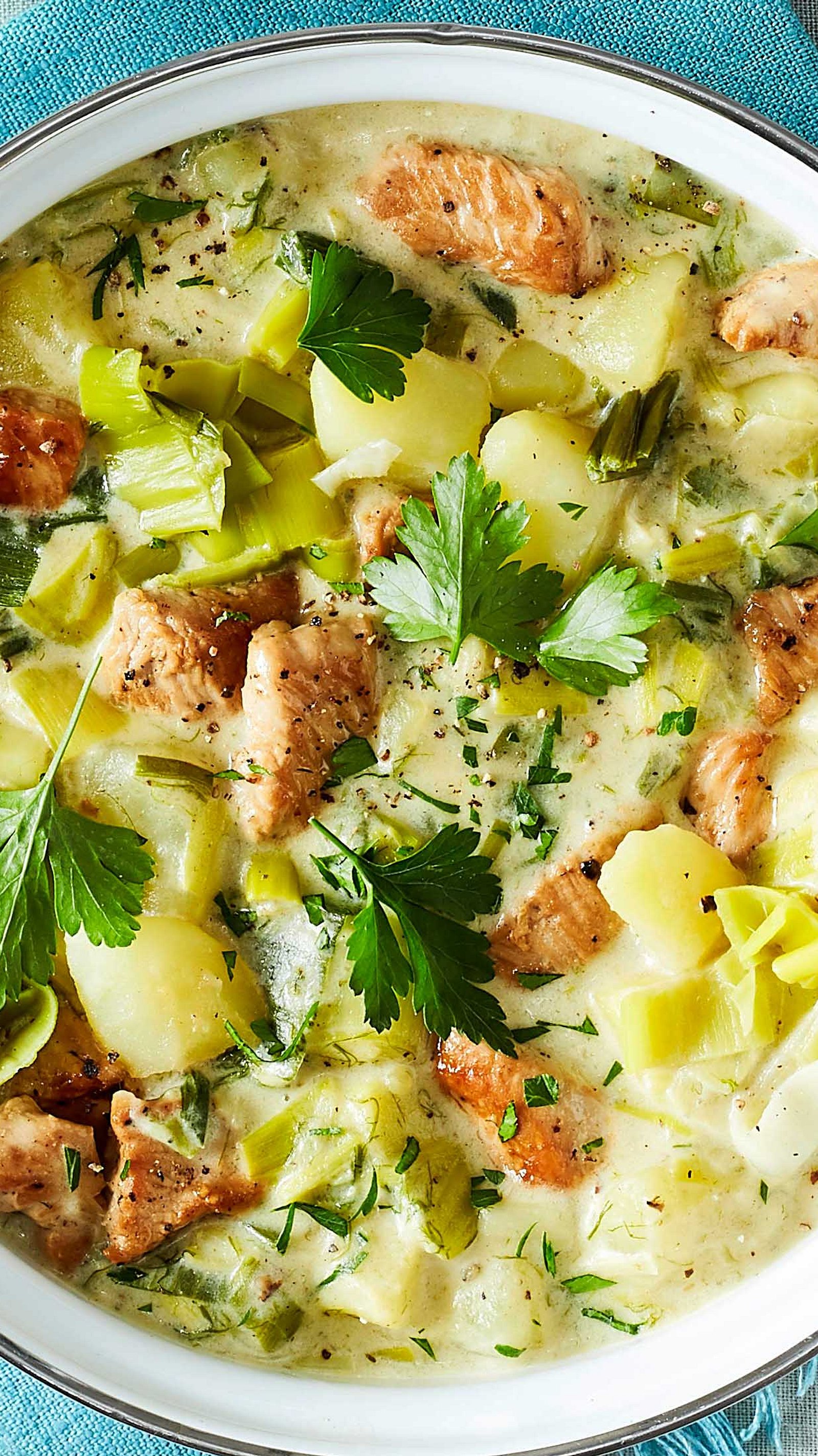 Kartoffel-Lauch-Topf mit Putengeschnetzeltem Rezept