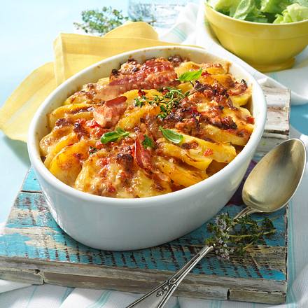Kartoffel-Mett-Auflauf Rezept