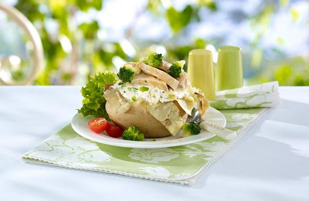 Kartoffel mit Hühnchen und Brokkoli Rezept