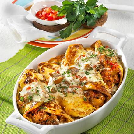 Kartoffel-Palatschinken mit Hack Rezept Kartoffel-Palatschinken mit Hack Rezept