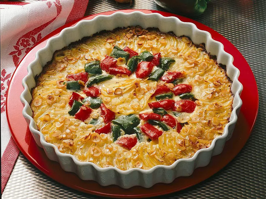 Kartoffel-Paprika-Gratin Rezept